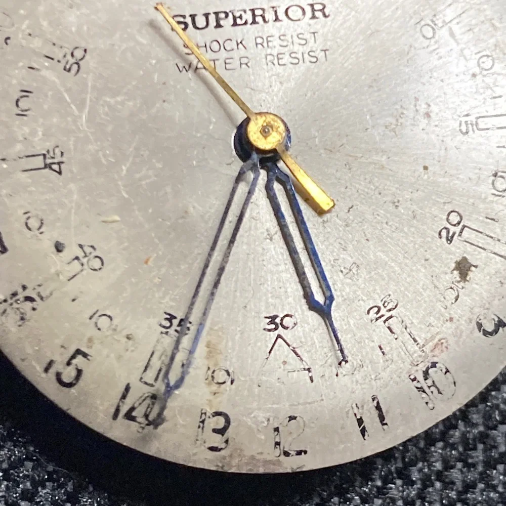 Superior Watch Corp vintage watch parts/restore lot, 17 jewels, swiss